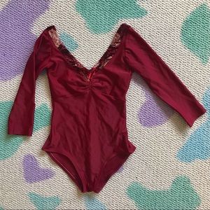 Vintage Natalie 3/4 Sleeve Ballet Leotard RARE